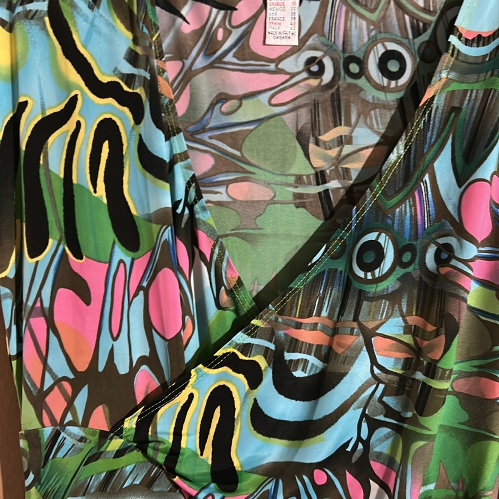 Joseph Ribkoff Multicolor Abstract Dress - Picture 3 of 5